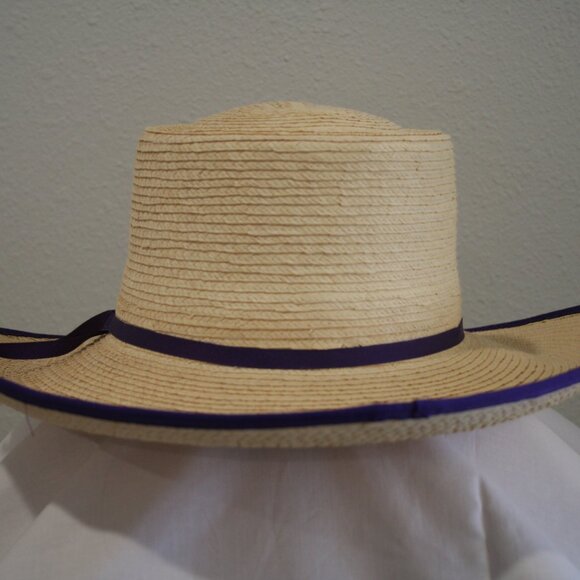 Sun Body Reata Hat 7 (56) Woven Straw Purple Ribbon main image 7